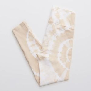 NWT Offline by Aerie Seamless High Waisted 7/8 Legging in Peach Tie Dye